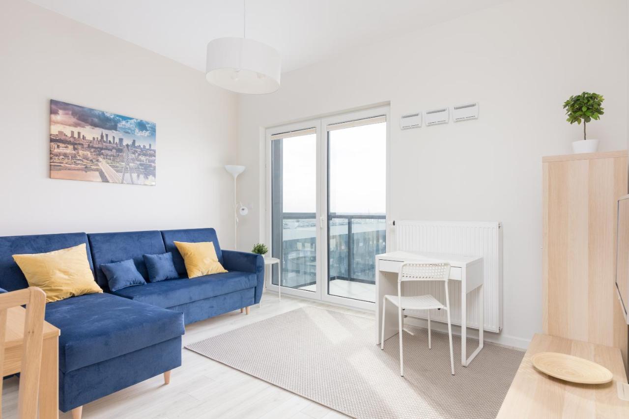 Wola Chic Blue Apartment Varsovia Exterior foto
