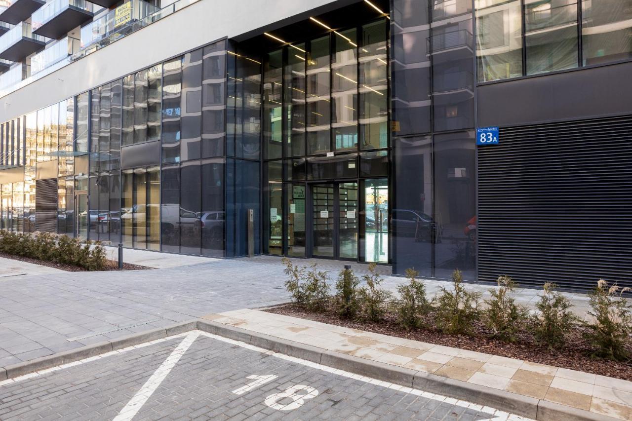Wola Chic Blue Apartment Varsovia Exterior foto