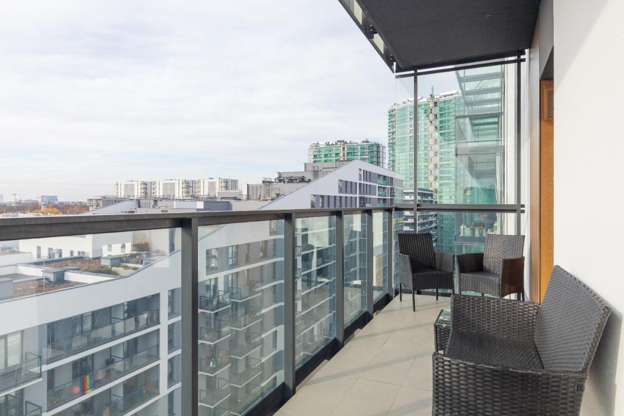 Wola Chic Blue Apartment Varsovia Exterior foto